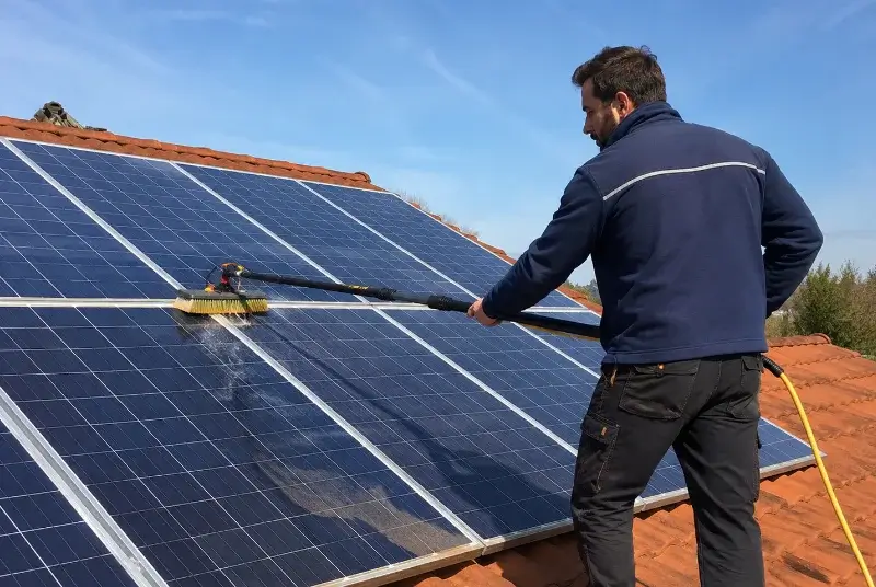 Nettoyage et entretien de panneaux solaires à Cenon